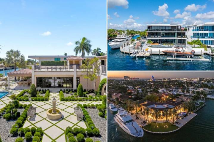 Inside Ft. Lauderdale's eight-figure waterfront mansions