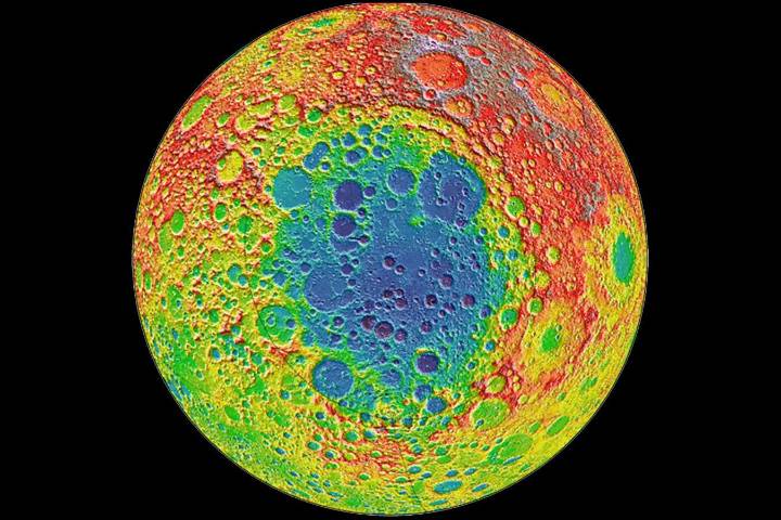 The moon's largest crater didn't form in the way we thought