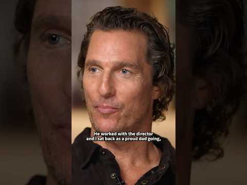 Matthew McConaughey Reveals What It’s Like Acting With His Son