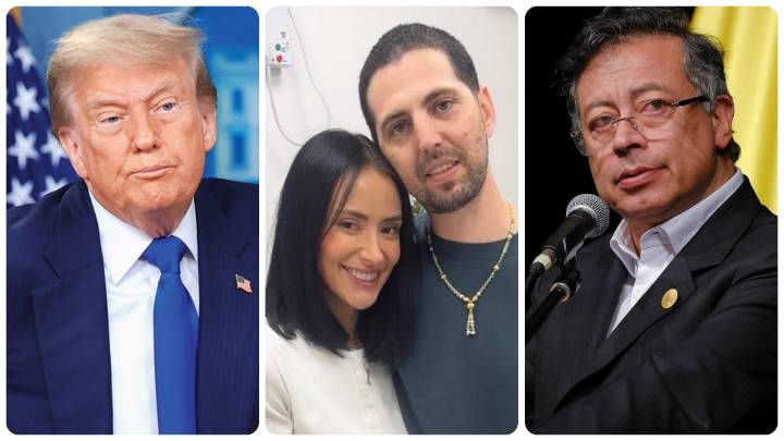 Rebecca González envió mensaje a los presidentes Gustavo Petro y Donald Trump tras la liberación de su esposo, Elkana Bohbot