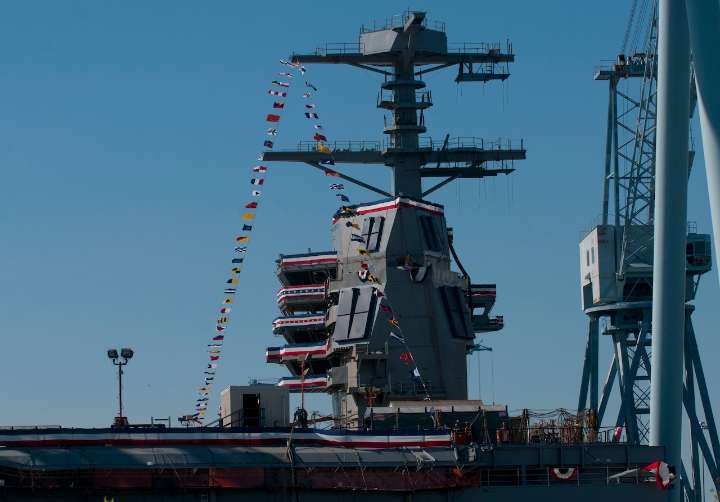 Aircraft carrier named after Michigan’s only former president deploys to Latin America