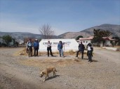 Senderistas atraviesan Coahuila en su travesía de Santiago a Santiago