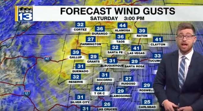 Fall system to bring showers, windy conditions to New Mexico