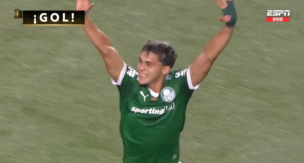 Goles de Ramón Sosa y Bruno Fuchs hoy con Palmeiras vs Liga de Quito por semifinal Copa Libertadores