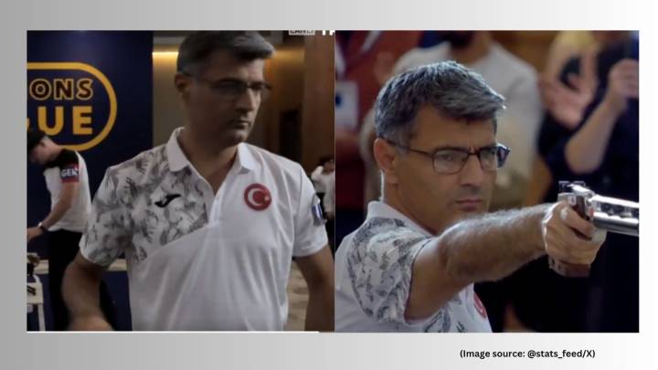 ‘The legend is back’: Turkish shooter Yusuf Dikec brings back his ‘swag’ as he bags gold at European Champions League