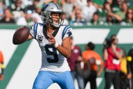 Panthers-Jets: Carolina wins amid tough day for QBs. Young injures ankle; New York benches Fields