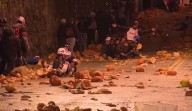 WATCH: Teens gather for annual Chagrin Falls pumpkin roll
