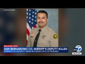 San Bernardino County deputy dies after being shot by suspect who fled on motorcycle