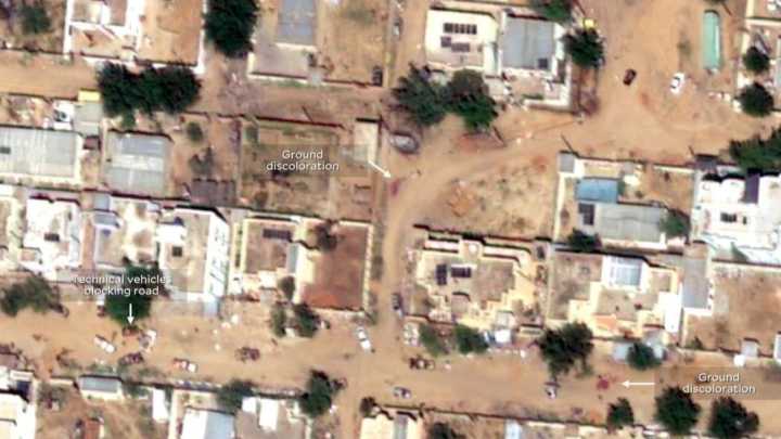 Satellite images reveal mass killing sites in Sudan’s el