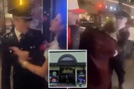 Bozo clad in Nazi attire breaks woman's nose outside bar, arrested