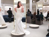 I tried on 3 wedding dresses at Kleinfeld, the bridal shop from 'Say Yes to the Dress,' and fell in love with the cheapest one