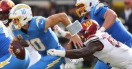 Commanders rally from 10-0 deficit with 27 straight points to beat Chargers 27