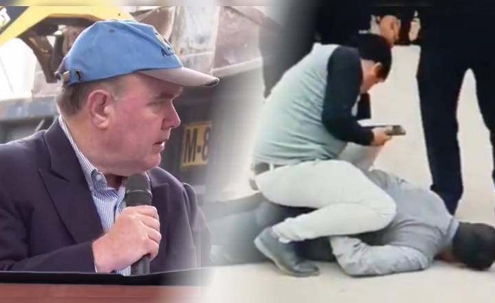 Cancelan actividad de Rafael López Aliaga en VMT: policía detiene a hombre presuntamente armado