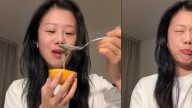 Joven española probó frutas colombianas y su reacción desató críticas en redes sociales: ‘Me recuerda al plástico fundido’