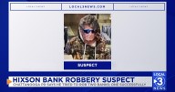 Hixson bank robber at large, Chattanooga police say