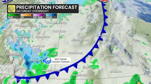 First snowfall this fall for Calgary, but it comes with a catch
