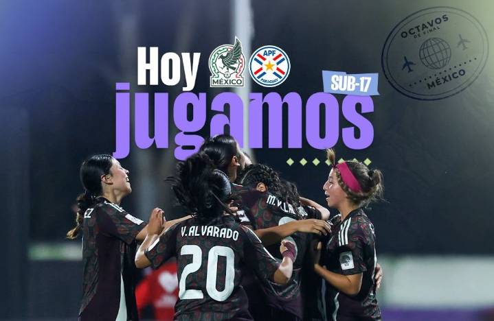 México enfrenta a Paraguay en Mundial Femenil Sub17
