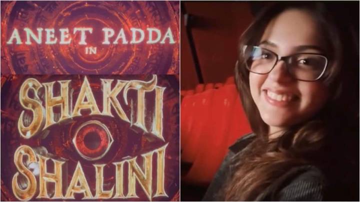 Aneet Padda Can’t Stop Smiling While Watching Shakti Shalini Teaser In Theatre