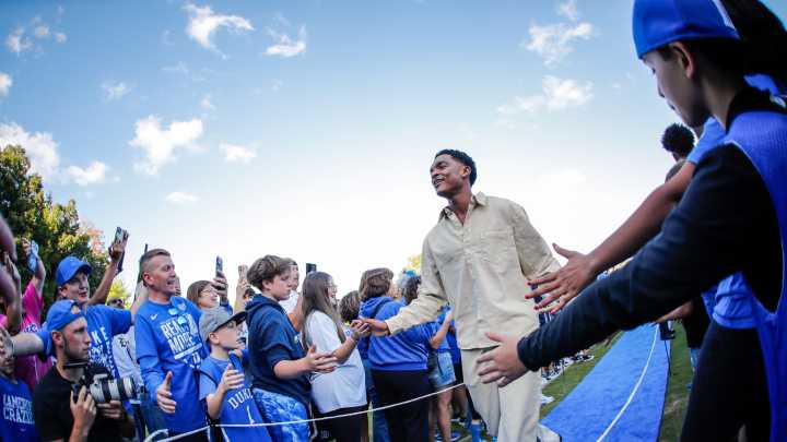 Watch: Duke men's basketball takes the court at Countdown to Craziness