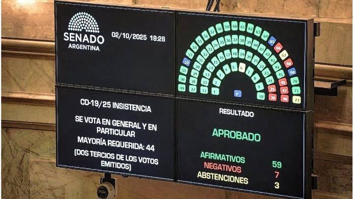 El Senado rechazó los vetos presidenciales en Garrahan y universidades