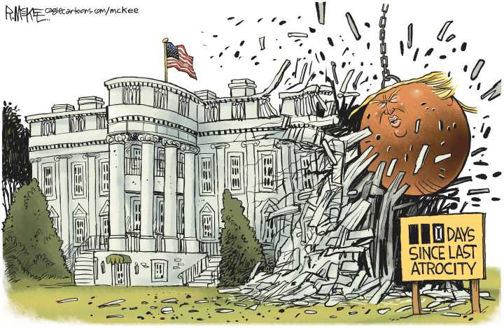 41 political cartoons for October 2025