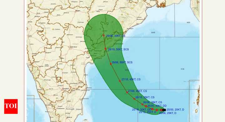 Cyclone Montha heading to Andhra Pradesh coast: IMD issues extremely heavy rain alert for several districts for three days