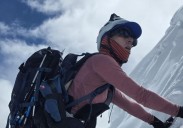 La tormenta detiene a Vanesa Almeida, pero no su reto
