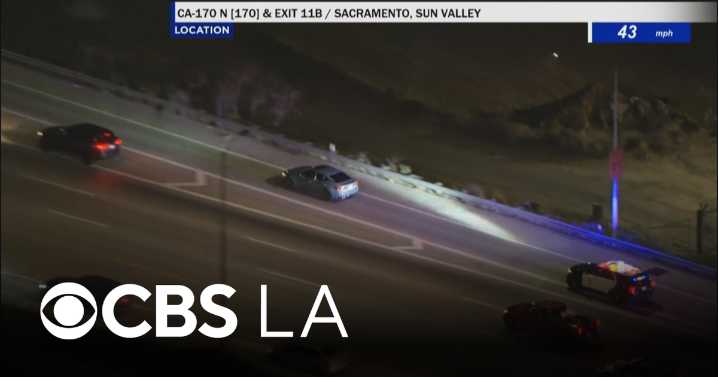 DUI driver leads police pursuit through San Fernando Valley and Ventura County