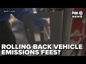 Maryland lawmaker plans to introduce legislation to roll back vehicle emissions fees