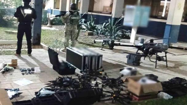 Aseguran en Tamaulipas explosivos y drones con Operación Frontera Norte
