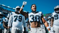 Dave Canales: Chuba Hubbard "day-to-day" with calf injury