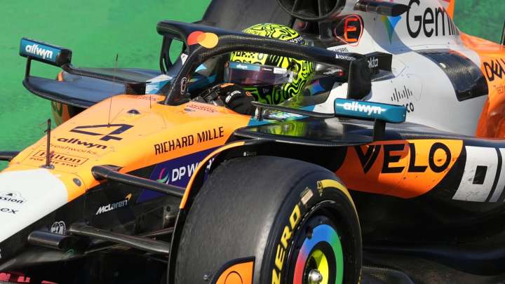 Mexico City GP: Lando Norris claims F1 world title lead from Oscar Piastri after dominating wild race