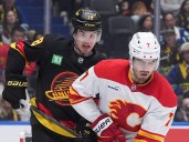 Three takeaways as Kevin Bahl leaves during Flames' loss to Canucks