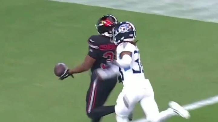 NFL fans demand Emari Demercado is suspended after shockingly dropping ball before scoring touchdown