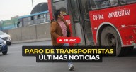 Paro de transportistas EN VIVO HOY 02 de octubre: así se desarrolla la medida en Lima y Callao