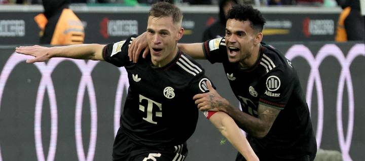 Bayern goleó al Mönchengladbach y es líder con paso perfecto: Luis Díaz jugó 76'