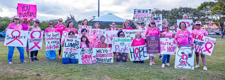 ‘No one fights alone’ In the fight against breast cancer