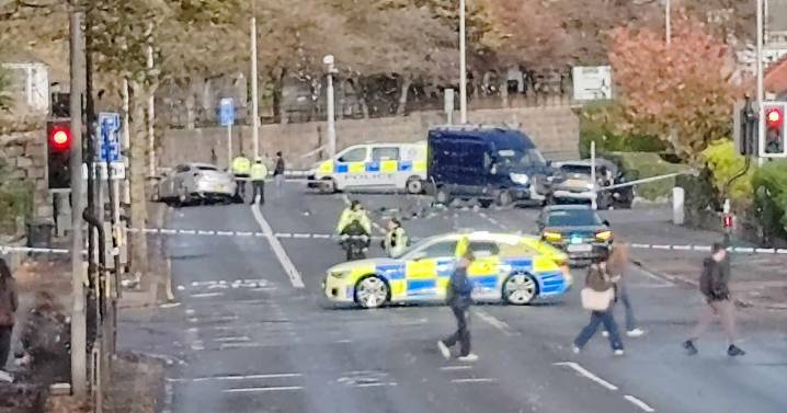 Two rushed to hospital in Aberdeen after horror crash near university