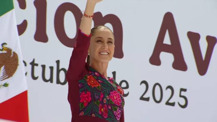 Sheinbaum celebra su primer año de gobierno en el Zócalo