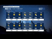 Chance of spotty showers for Wednesday morning in the Valley