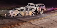 2 dead after cars crash, catch fire in northern Colorado