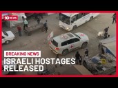 Hamas Releases First Seven Israeli Hostages To Red Cross In Gaza