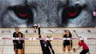 See Asheville High volleyball take down Enka in four sets