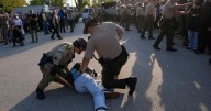 Protesters at ICE facility object to barricades, agents detain multiple people