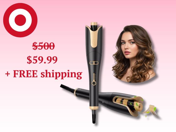 Target has slashed $440 off this $500 automatic curling iron that users say creates longer