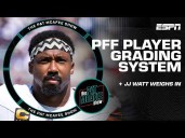JJ Watt's NUMBER ONE problem with the PFF player grading system is...