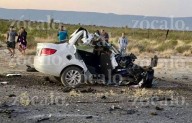 Conductor muere tras choque frontal contra tráiler en la Saltillo