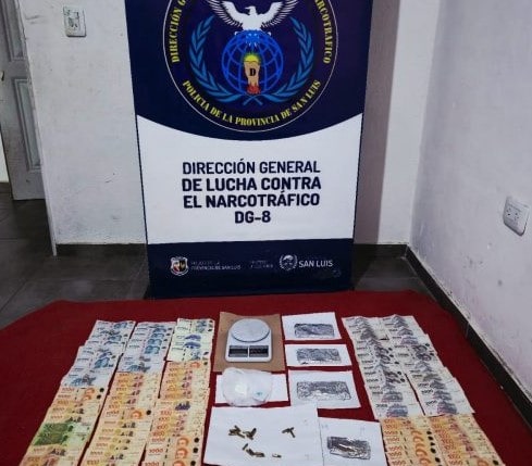 Villa Mercedes: incautan cocaína valuada en $1,5 millones y detienen a un hombre