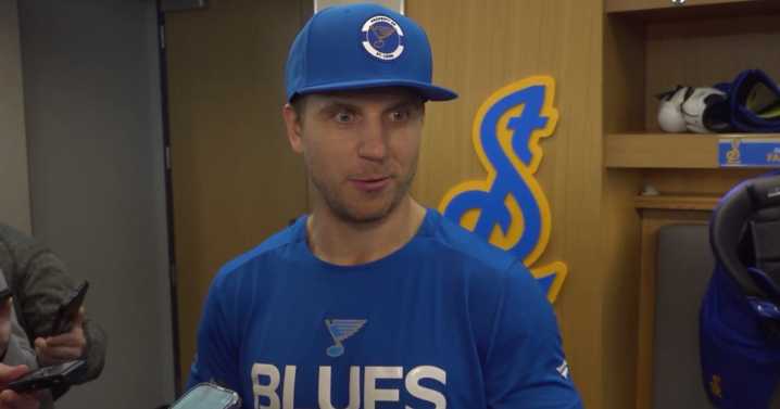What Blues coach Jim Montgomery, players said after a blowout home loss to Chicago