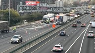 Major semitruck crash causes miles-long traffic backup on I